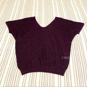 Cute Express Top burgundy. X-small